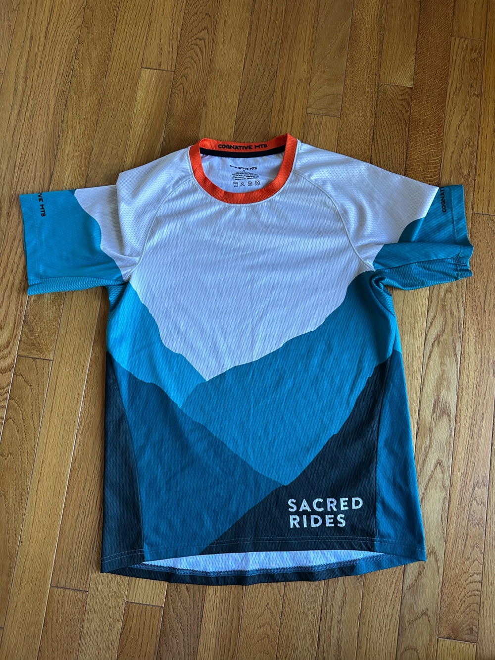 Sacred Rides Teal Graphic MTB Jersey